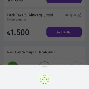 Hadi TOM Pay Veresiye Limitimi Kullanamıyorum