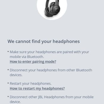JBL Headphones Uygulamasına Bağlanamıyorum.