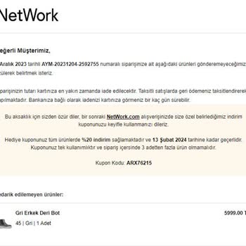 Network Kafasına Göre Satış Yapıyor Ve Kampanya Tanımlıyor.