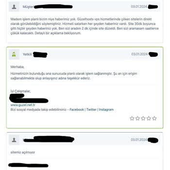 Güzel Hosting Güzelhosting Site Çökme Sorunları Kesintiler