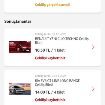 Vodafone Çekilişinde Usulsuzluk Olduğunu Düşünüyorum