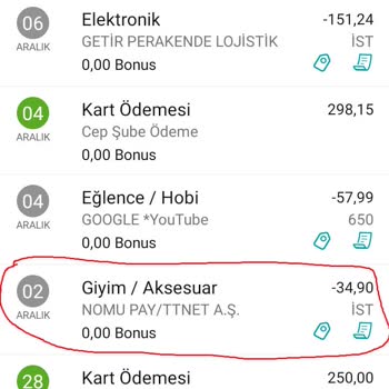 Nomupay/TTNET Talep Dışı Para Kesintisi