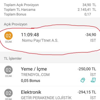 Nomupay/TTNET Talep Dışı Para Kesintisi