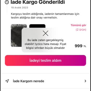 Gardrops İade Ücreti Ödenmedi