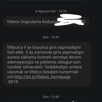 Turkcell Lifebox Uygulaması Giriş Sorunu