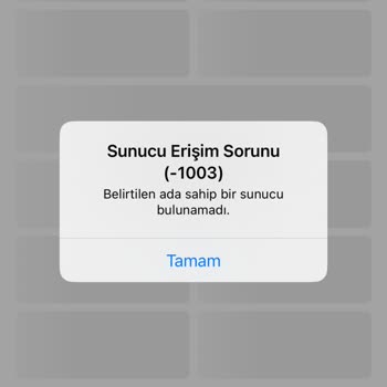 Sahibinden -1003 Sunucu Erişim Sorunu