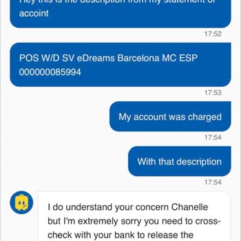 eDreams Charged Me For The Failed Transaction
