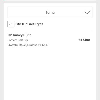 Vodafone Fatura İtiraz Ediyorum