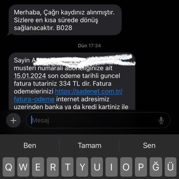 Sadenet Vermediği Hizmetten Para Koparma Peşinde!