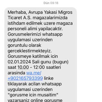 Migros'un Adı Kullanılarak Zarar Veriliyor