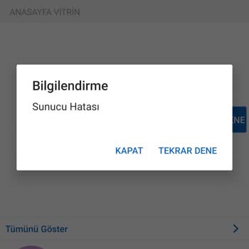 Sahibinden.com Sunucu Hatası