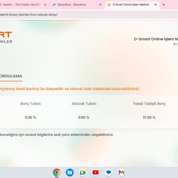 D-Smart Net Almadığım Hizmetin Faturasını Bana Kesti