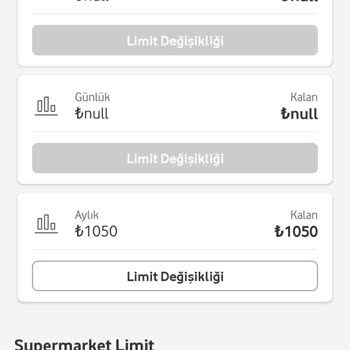 Vodafone Mobil Ödeme Null