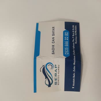 Serap Sürücü Kursu Trafik Kazası Mahalinde Kartını Veren Sürücü Kursu