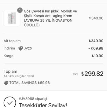 Jeuvenile Siparişim Ne Zaman Gelecek?