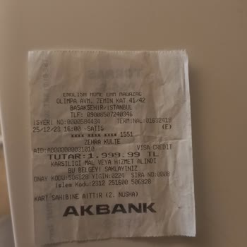 English Home Alışveriş Mağazasında Yaşanan Müşteri Memnuniyetsizliği