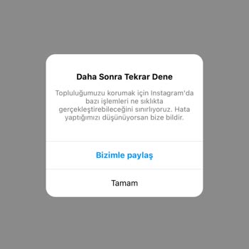 Instagram Hesaba Giriş Kısıtlaması!