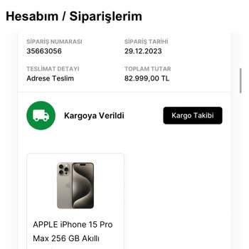 Media Markt Ten İphone 15 Pro Max Sipariş Ettim Ürünü Göndermedi!