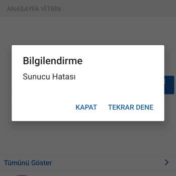 Sahibinden Sunucu Hatası Veriyor