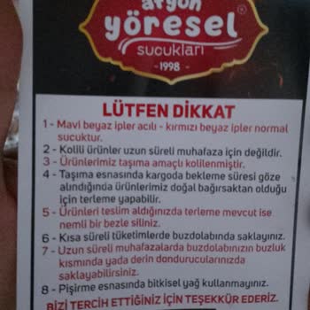 Afyon Yöresel Sucukları Sağlıksız!