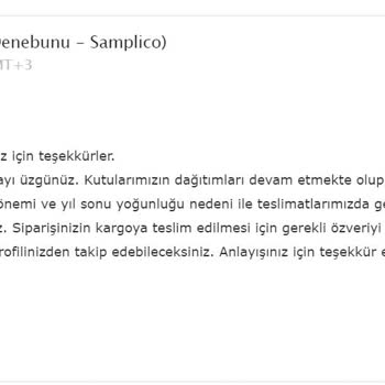 Denebunu.com Geç Kargolama Ve Eksik Ürün Gönderme