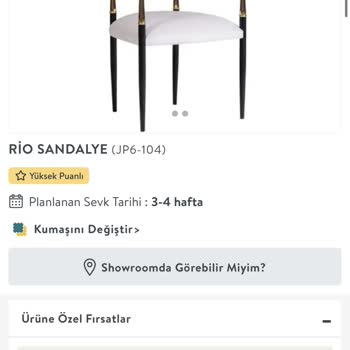 Vivense Sipariş Edilen Sandalyelerin Geç Teslimatıyla İlgili Yaşanan Mağduriyet