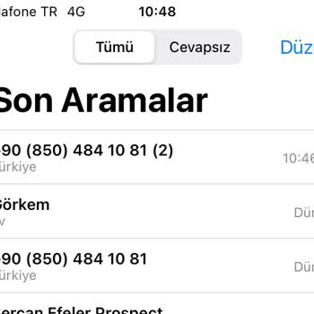 0850 484 10 81 08504841081 Numarasının Sürekli Beni Araması
