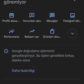 Google Harita Doğrulama Hala Bekliyor