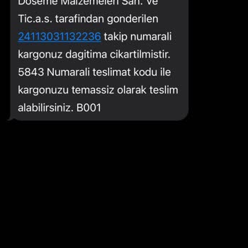 Sürat Kargo'nun Kargomu Teslim Etmiyor