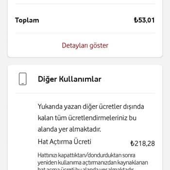 Vodafone Faturanın 4 Katı Hat Açtırma Bedeli