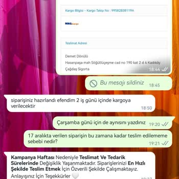 Hepsi Moda Kargoya Verilmeyen Ürün