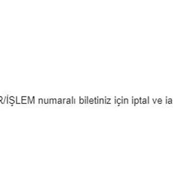 Biletinial.com Bilet İptali Yapmıyor!