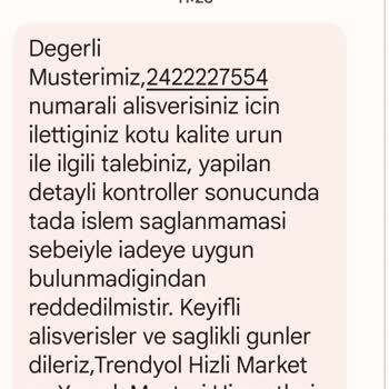 Trendyol Hızlı Market'ten İnsan Sağlığını Tehdit Eden Ürün Satan Marketlere Destek
