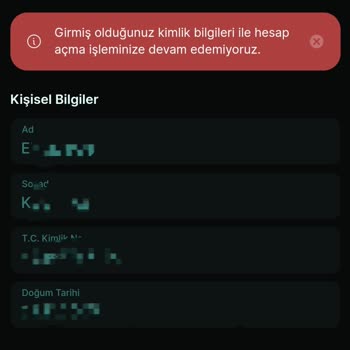 BTCTURK Kimlik Bilgilerimi Girdiğim Halde Çözüm Alamıyorum