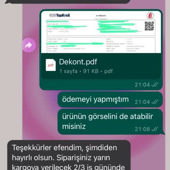 Vanilin Design Para İadesi İstiyorum