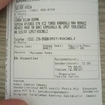 PTT Kargo Kargom Kayboldu Cevap Yok
