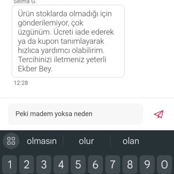 Yemeksepeti Para İade Etmiyor!