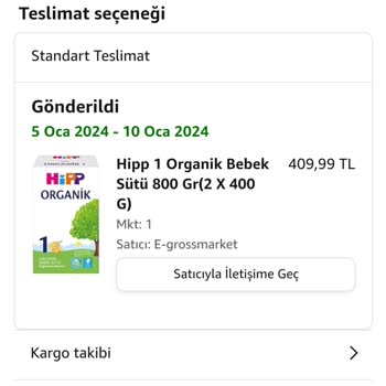 Amazon.com.tr E-grossmarket (Zonguldak) Eksik Ürün
