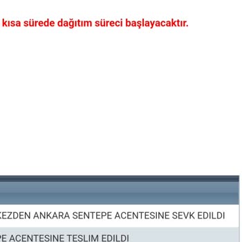 Kuryenet Dağıtıma Çıkmayan Cep Telefonu