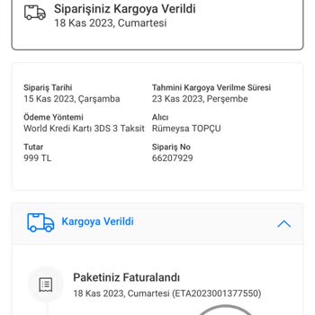 hepsiJET Kargomun Teslim Edilememesi Sorunu