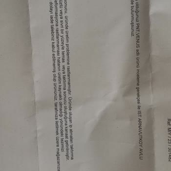 LCW Kullanılmış Ürünün Tarafıma Dayatılması