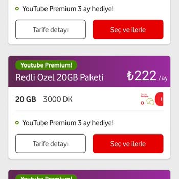 Vodafone Tarife Fiyat Farklılıkları Ve Yetersizliği