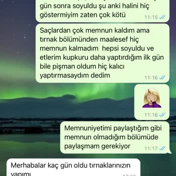 Filiz Yıldız Aktaş Kuaför Hayal Kırıklığı Maalesef