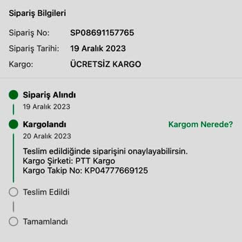 PTT Kargo 14 Günde Kargom Gelmedi