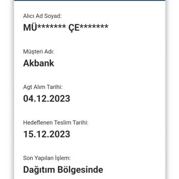 Akbank Kredi Kartım Ulaşmadı, Kurye Ve Müşteri Hizmetleri Sorunları