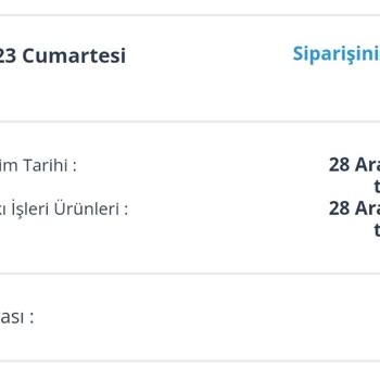 Avansas Sipariş Gecikmesi Ve İlgisiz Hizmet