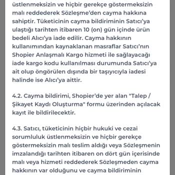 B&G Sportive Ücret İadesi Talep Ediyorum