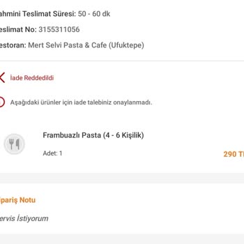 Trendyol Yemek'ten Yemek Söylemek Pişmanlıktır