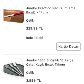 Jumbo Teslim Edilmeyen Ürün