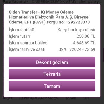 IQ Money Para Hesaba Geçmedi